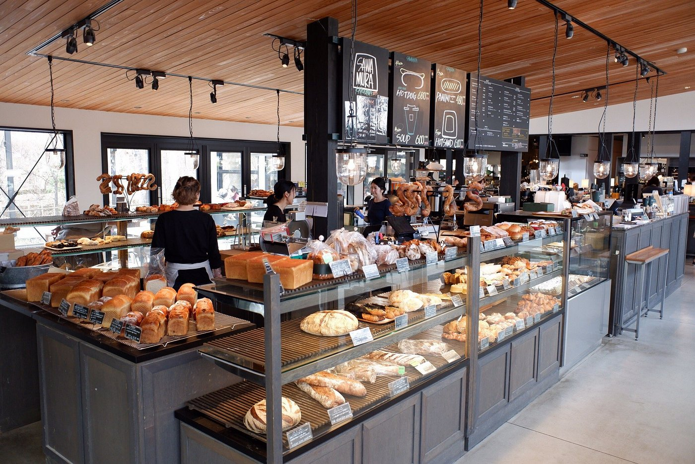 Inside Sawamura bakery, Old Karuizawa
